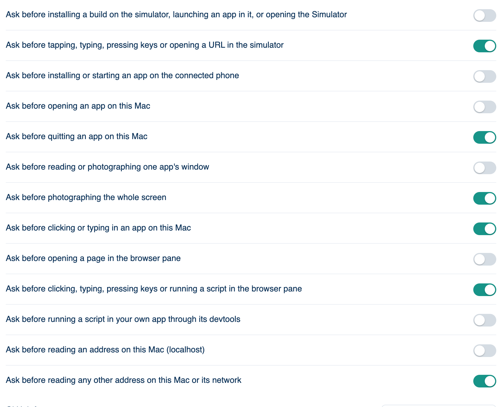 Settings → Account → Sign-in & Security → What Auto still asks about