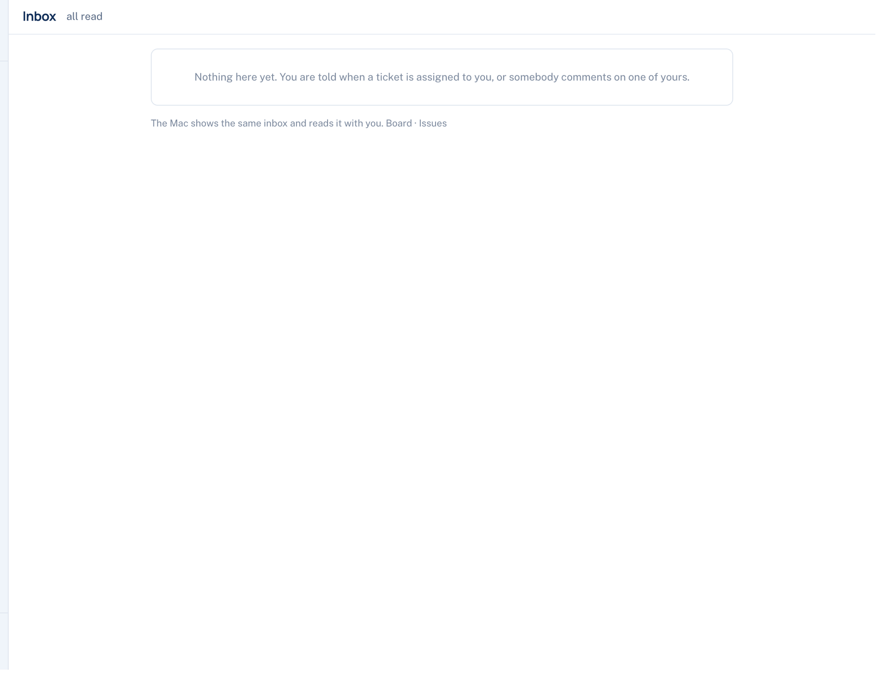 letthemchat.com, Inbox opened from the sidebar, unread rows marked with a blue dot